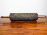 Antique Primitive Wood & Leather Rolling Pin