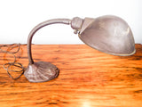 Vintage 1930s Art Deco Faries Adjustable Office Desk Lamp Goose Neck Table Light