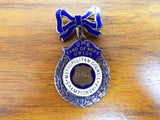 Antique English Religious Band of Hope Enamel Bronze Medal