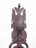 Vintage Patinated Bronze African Sculptures