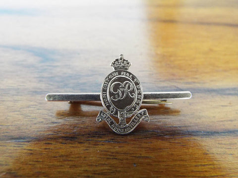 Vintage 9k Gold  George VI Royal Horse Artillery Lapel Pin