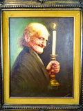 Original Signed Hector Moncayo Portrait Painting