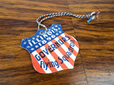 Antique 1896 Political USA Shield Illinois Governor John R Tanner Flying Squad