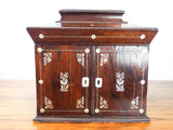 Antique William IV Rosewood & MOP Table Cabinet