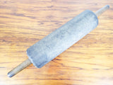 Antique Primitive Wood & Leather Rolling Pin