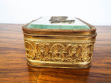 Louis XVI Gold Gilt Ormolu Beveled Glass Casket