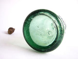 Antique 19th C Primitive Soda Bottle for Marchant