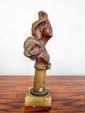 Antique French Art Nouveau Lady Mini Sculpture