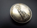 Antique Silver Temperance Total Abstinence Medal British India Badge Pin 1862