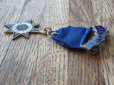 1920s Antique Religious Gospel Temperance Star Enamel Medal