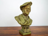 Vintage Metal Richard Wagner Sculpture