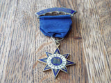 1920s Antique Religious Gospel Temperance Star Enamel Medal