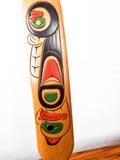 Vintage Coast Salish Wood Carving Eagle Paddle by William Watts