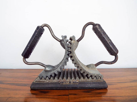 Antique Geneva Mechanical Hand Fluting Iron