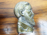 Antique Political Benjamin Harrison Metal Vesta Match Case