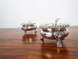 Georgian British Sterling Silver Open Salts