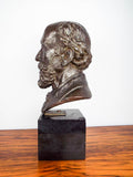 Vintage 1930s French Signed Bronze Bust Sculpture ~ Caroline Lloyd