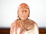 Vintage Zuni Soapstone Mother & Child Sculpture ~ Keith Paywa