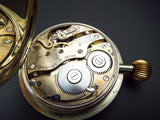 Antique 1920s Doxa 8 Day Open Face Goliath Swiss Pocket  Watch