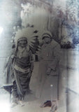 Antique Tintype of Native American Indian Chief