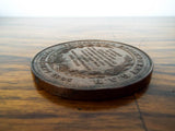 Antique 1905 Pikes Peak Civil War Brass Coin