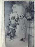 Antique Tintype of Native American Indian Chief