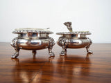 Georgian British Sterling Silver Open Salts