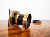 Antique Brass Universal Aplanat Extra Rapid Camera Lens