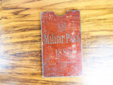 Antique German 1885 Metal Military Pass Etui Wallet