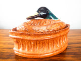 Vintage Pillivuyt French En Croute Game Tureen Casserole Terrine Duck Mallard