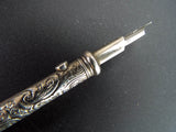 Antique British Sterling Silver Articulated Pen