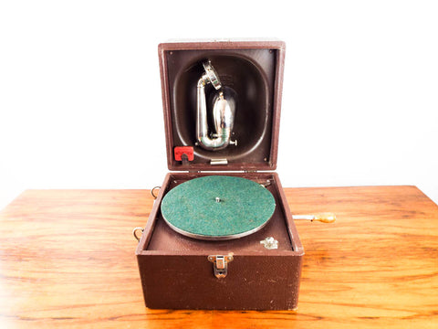 Vintage 1920s HMV Decca Portable Gramophone