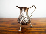 Antique Georgian British 1754 Sterling Silver Cream Jug