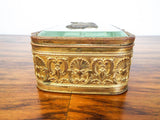 Louis XVI Gold Gilt Ormolu Beveled Glass Casket