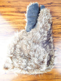 WW2 USAF B-17 Bomber Machine Gunner Mittens Wolf Fur Trigger Finger Gloves 1940s