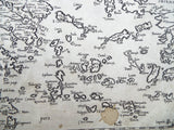 Original 16th C Map Of Greece ~ 1573 ~ Graeciae Regni Potentiss Ortelius