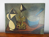 Vintage1950s Reproduction Paper Canvas La casserole Emaillee Spanish Art Picasso