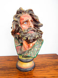 Vintage Signed Mythological Garden Art Sculpture