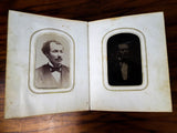 Antique 1870s Miniature Photograph Album