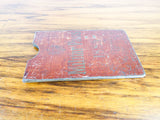 Antique German 1885 Metal Military Pass Etui Wallet