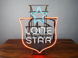 Vintage 1970s Advertising Sign Lone Star Beer Working Neon Light