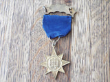 1920s Antique Religious Gospel Temperance Star Enamel Medal