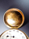 Antique 14K Solid Gold Illinois Pocket Watch Case Co Full Hunter Puritan 1916