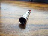 Antique Amber Silver Cheroot Holder & Case