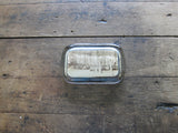 Antique Photo Glass Paperweight Tourist Gift