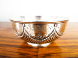 Antique 1881 Victorian British Sterling Silver Bowl