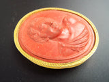 Antique 1800s Miniature Italian Wax Art Cameos