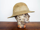 Antique British Military WW1 Khaki Pith Helmet