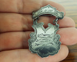 Antique  Silver WCTU Cigarettes Must Go Pin