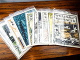 Antique Set 10 Wells Fargo Messenger Magazines WW1 Bank Memorabilia 1913 14 1915